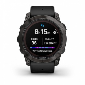 Часы Garmin fenix 7X Pro Saph Solar Carbon Gray Ti w/Black Band (010-02778-11G) (010-02778-54), фото 8