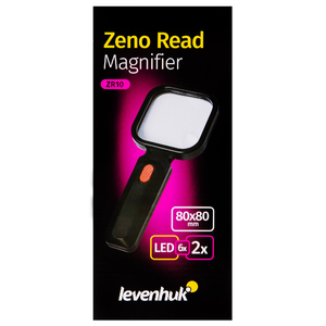 Лупа для чтения Levenhuk Zeno Read ZR10, белая, фото 10