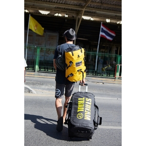 Сумка влагозащитная на колесах Stream Trail Trolley Duffle Shinano II Black/Yellow 95L, фото 9