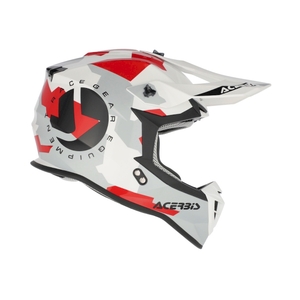 Мотошлем Acerbis Linear 22-06 глянцевый White/Grey L, фото 4