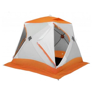 Зимняя палатка Лотос Куб 3 Классик А8 (оранжевая), фото 1
