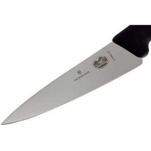 Нож Victorinox разделочный, лезвие 12 см, черный, фото 5