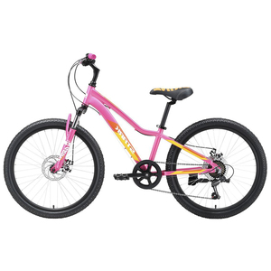 Велосипед Stark'23 Bliss 24.1 D розовый/оранжевый/белый 12", фото 2