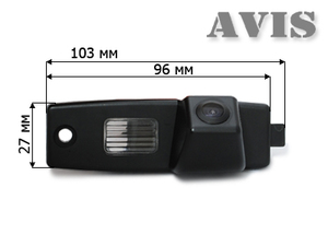CCD штатная камера заднего вида AVEL AVS321CPR для TOYOTA HIGHLANDER (#093), фото 2