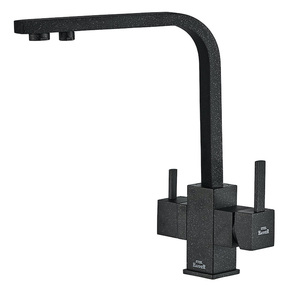 Смеситель для кухни ZORG Steel Hammer SH 905 BLACK (SH 905 BLACK) Хром Металл Черный, фото 1