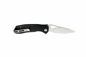 Нож Honey Badger Leaf M с чёрной рукоятью, фото 5