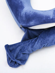 Подушка для путешествий с капюшоном Travel Blue Hooded Tranquility Pillow (216), цвет синий, фото 5