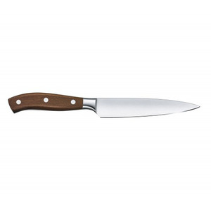 Кованый нож Victorinox Grand maitre Rosewood Chef's Knife в подарочной упаковке, лезвие 15 см прямое, дерево, фото 3