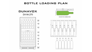 Винный шкаф Dunavox DX-94.270SDSK, фото 8