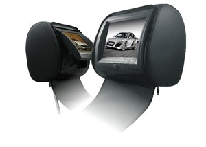 Подголовник с монитором 7" и встроенным DVD плеером FarCar-Z008 (Grey), фото 3