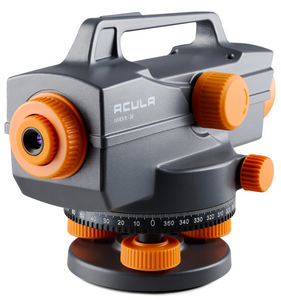 Профессиональный комплект ACULA Специальный высокоточный оптический нивелир с усиленной защитой от ударов, вибраций, воды и пыли NIVEX R-38 (объектив 40 мм; IPX6) + Геодезический штатив Geo 12 (высота 99-173 см)  + Нивелирная рейка TLS 3 (3м), фото 5