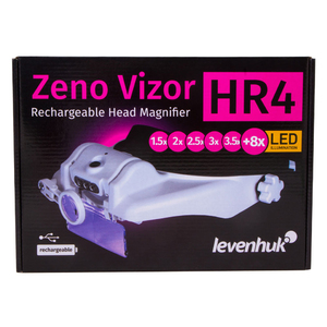 Лупа налобная с аккумулятором Levenhuk Zeno Vizor HR4, фото 12