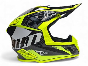 Шлем AiM RH855 Carbon TERRAIN глянцевый Black/Yellow S, фото 5