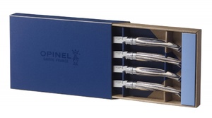 Набор столовых ножей Opinel VRI Birchwood из 4-х штук (нержавеющая сталь, длина клинка 10 см, рукоять береза), фото 3