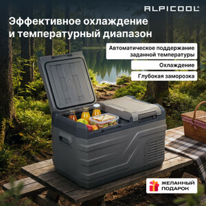 Автохолодильник Alpicool NLD35 (12/24), фото 11