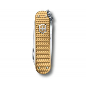 Нож-брелок Victorinox Classic SD Precious Alox, 58 мм, 5 функций, "Brass Gold", фото 2