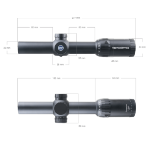 Оптический прицел Vector Optics Constantine 1-10x24 SFP, сетка: German #4 (SCOC-35), фото 4