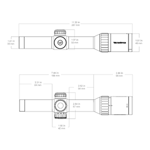 Прицел Vector Optics Continental x8 Hunting ED 1-8x24, G4 Fiber, фото 10