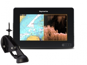 Raymarine AXIOM 7 DV, Multi-function 7" Display with integrated DownVision, 600W Sonar includin CPT-S transducer, фото 1