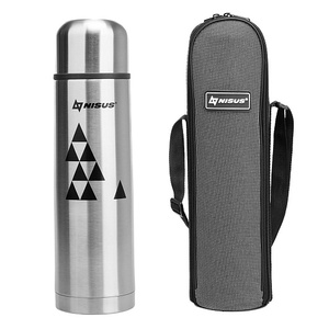 Термос  Nisus серебристый 1 литр (N-TM-050), фото 2