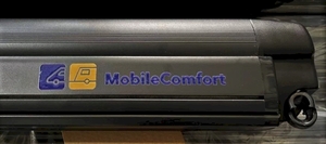 Маркиза MobileComfort ME400BD, настенная электрическая, корпус чёрный, полотно тётно-серое, фото 3
