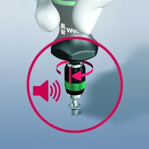 Отвёртка-битодержатель динамометрическая, WERA 7461 Pre-Set Kraftform1.2 Нм, для серийных операций, патрон Rapidaptor, 1/4" D6.3/F6.3, фото 7