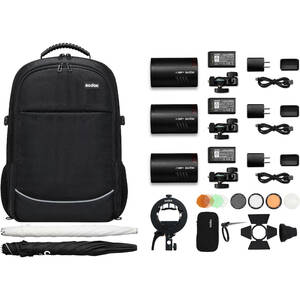 Комплект студийного оборудования Godox AD100Pro Three KIT, фото 1
