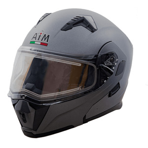 Шлем AiM JK906 (комплект) Grey Metal S, фото 1