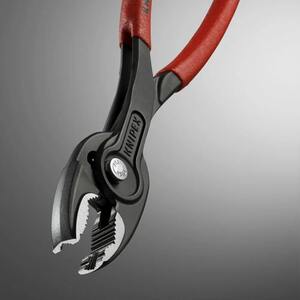 Клещи с фронтальным и боковым захватами,  KNIPEX TwinGrip зев 3-16 мм, длина 150 мм, обливные ручки, фото 4