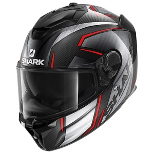 Шлем Shark SPARTAN GT CARBON KROMIUM Black/Red XL, фото 1