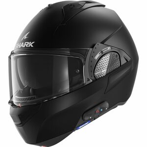 Шлем SHARK EVO-GT PACK N-COM EDITION BLANK MAT Black XL