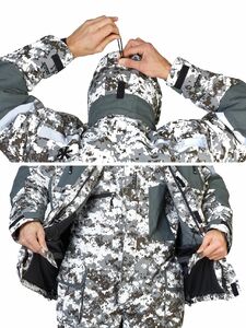 Костюм зимний Norfin EXPLORER CAMO 01 р.S, фото 4