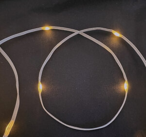 Инновационная водонепроницаемая LED-гирлянда ЛАМПОВА "Звёздный путь" теплый белый, 800 ламп, 102 метра (TYL-33-SB+220-WWL800-102), фото 3