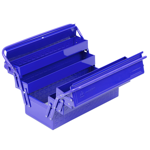 Ящик инструментальный, 5 отсеков, раскладной, синий МАСТАК 510-05420B, фото 3