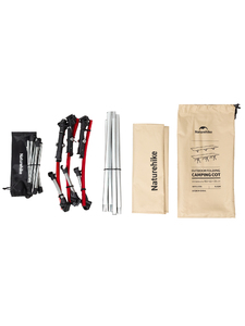 Раскладушка легкая кемпинговая Naturehike XJC04, с чехлом, бежевая (NH19JJ006), фото 6