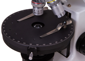Микроскоп поляризационный Levenhuk 500T POL, тринокулярный, фото 11