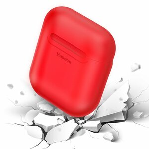 Беспроводное зарядное Baseus wireless charger for Airpods Red, фото 4
