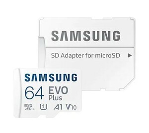 Карта памяти microSD Samsung EVO Plus 64 ГБ 10 Evo Plus U1 (R/W 130 MB/s), фото 1