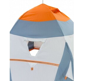 Палатка рыбака Митек Нельма 3 Люкс (оранжево-белый/серо-голубой), фото 2