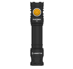Фонарь Armytek Partner C2 Magnet USB, теплый свет, ремешок, чехол, аккумулятор (F07802W)
