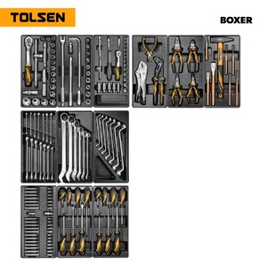 Набор инструментов для тележки TOLSEN "BOXER" 12 ложементов, 157 предметов TT85415-157, фото 1