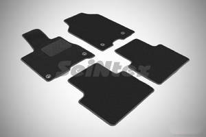 Ворсовые LUX коврики в салон Seintex для Acura RDX II 2012-н.в. (черные, 86319)