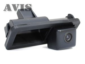 CCD штатная камера заднего вида AVEL AVS321CPR для FORD C-MAX / FIESTA VI / FOCUS II / KUGA / S-MAX (#013), интегрированная с ручкой багажника, фото 1