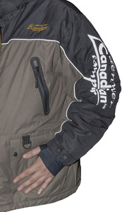 Костюм рыболовный зимний Canadian Camper DENWER PRO (куртка+брюки) цвет black / stone, M, фото 11