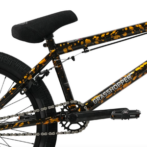 Велосипед BMX Tech Team Grasshopper 20"х20,8" оранжево-черный 2024, фото 5