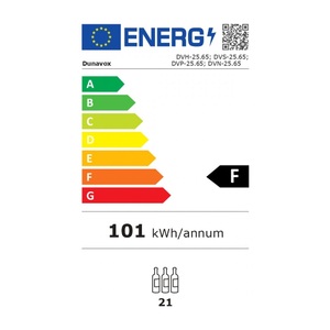 Винный шкаф Dunavox DVP-25.65DB, фото 9