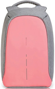 Рюкзак для ноутбука до 14 дюймов XD Design Bobby Compact, серый/розовый, фото 2
