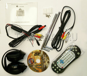 Подголовник со встроенным DVD плеером и LCD монитором 9" DayStar DS-08, фото 7