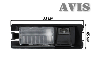 CCD штатная камера заднего вида AVEL AVS321CPR для NISSAN MICRA (#067), фото 2