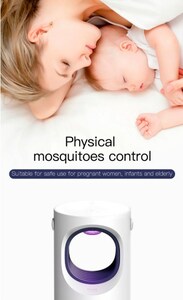 Отпугиватель комаров Baseus Purple Vortex USB Mosquito Lamp (White), фото 10